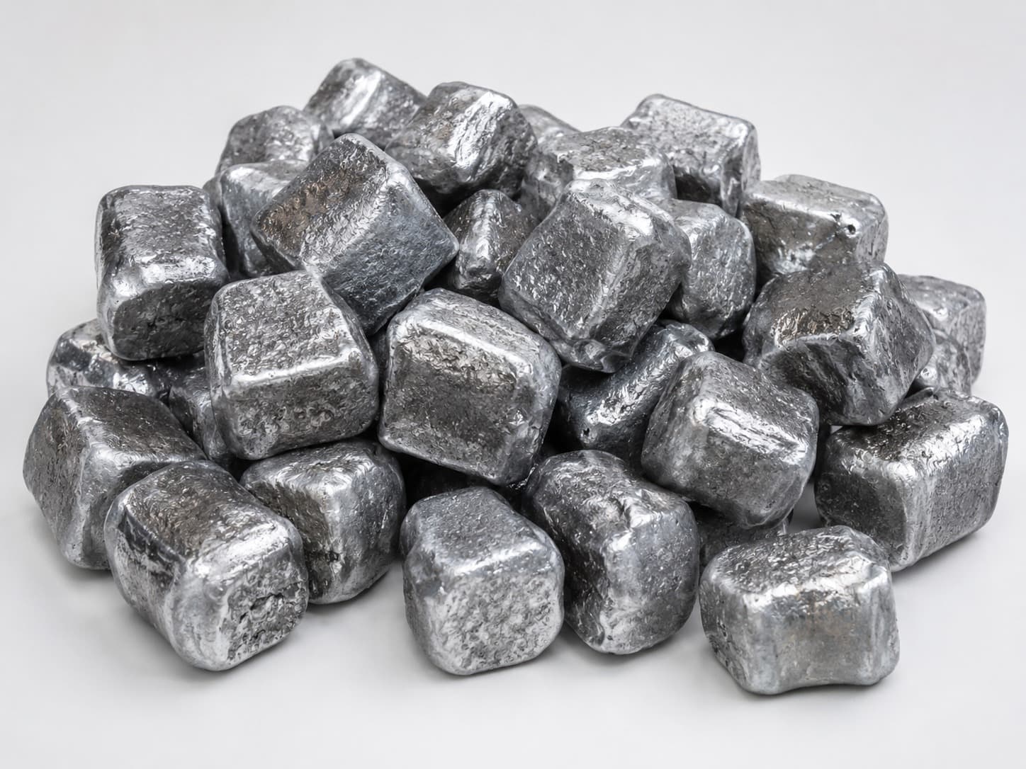 Aluminium deoxidizer cubes